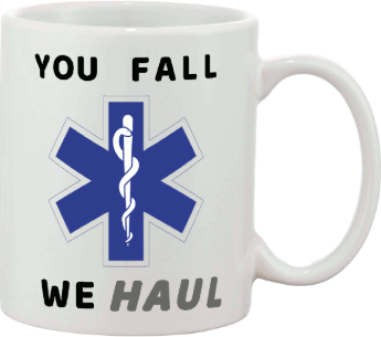 EMS You Fall We Hall Custom Mug
