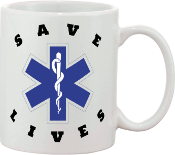 EMS Save Lives Custom Mug