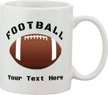 Football Ball Custom Mug
