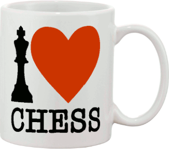 I Love Chess Custom Mug