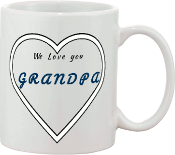 We Love Grandpa Custom Mug
